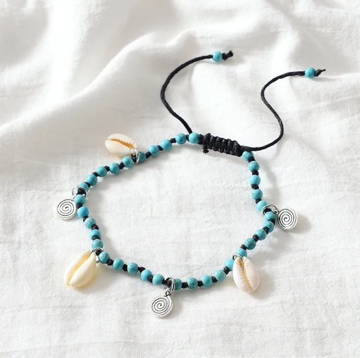 new shell beaded anklet creative retro bohemian style jewelry beach personality anklet jewelry for women
new shell beaded anklet creative retro bohemian style jewelry beach personality anklet jewelry for women