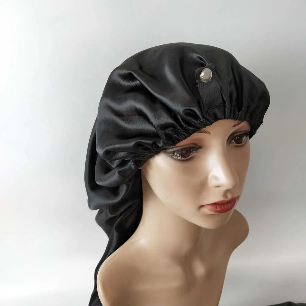 Women Girls Extra Large Satin Bonnet Adjustable Soft Silk Hair Bonnet Night Sleep Cap, Customized
Women Girls Extra Large Satin Bonnet Adjustable Soft Silk Hair Bonnet Night Sleep Cap, Customized
