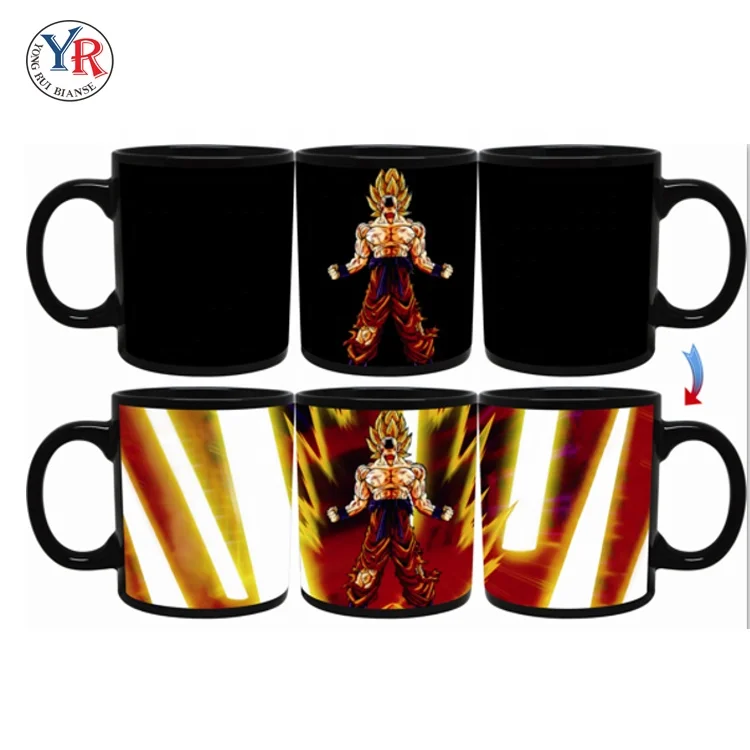 Custom Heat Reactive Ceramic Coffee Mug New Dragon Ball Z Magic Mugs Promotional Color Changing Cups
Custom Heat Reactive Ceramic Coffee Mug New Dragon Ball Z Magic Mugs Promotional Color Changing Cups