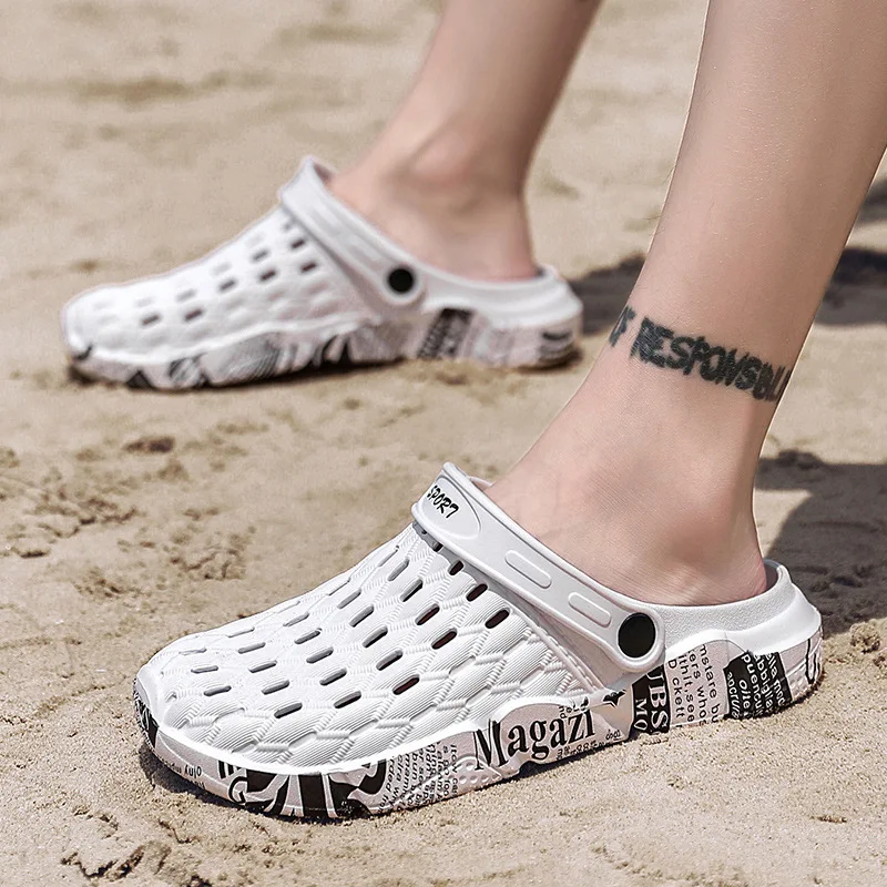 2020 New Men's Clogs Summer EVA Clog Shoes Wholesale Women's Clogs Beach Sandals Slippers Drop Shipping, Black white
2020 New Men's Clogs Summer EVA Clog Shoes Wholesale Women's Clogs Beach Sandals Slippers Drop Shipping, Black white