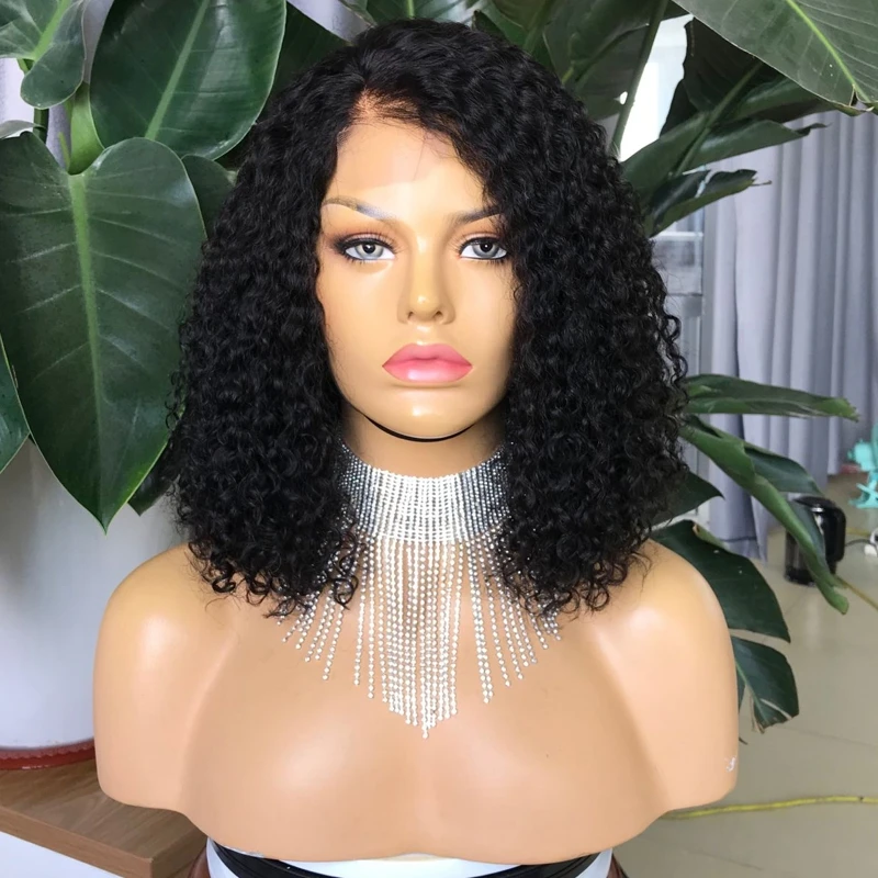Joywigs In Stock Human Hair Exotic Curly Wig Front Lace 14in 
Joywigs In Stock Human Hair Exotic Curly Wig Front Lace 14in