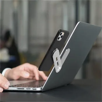 New Aluminum Alloy Material Folding Shrink Magnetic Mobile Phone Holder for Laptop, Silver
New Aluminum Alloy Material Folding Shrink Magnetic Mobile Phone Holder for Laptop, Silver