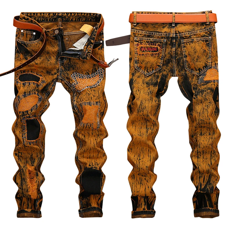Wholesale Europe And The United States Men Jeans / Hole Personality Old Straight Male Jeans
Wholesale Europe And The United States Men Jeans / Hole Personality Old Straight Male Jeans