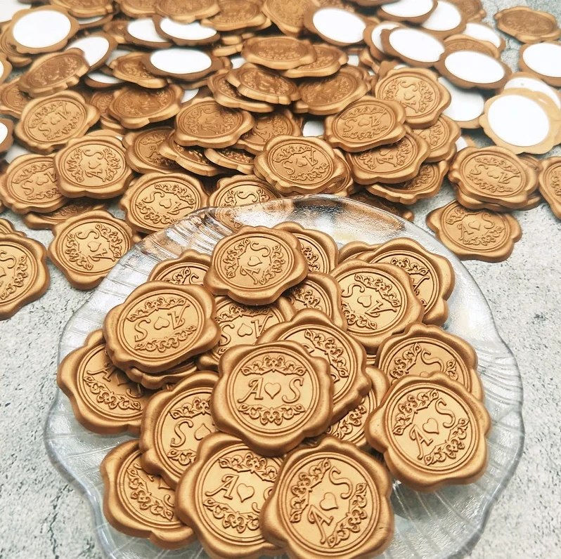 Factory Cheap Price Custom Wax Seal Sticker Self-adhesive Water-resistant 3D Sealing Wax Stickers
Factory Cheap Price Custom Wax Seal Sticker Self-adhesive Water-resistant 3D Sealing Wax Stickers
