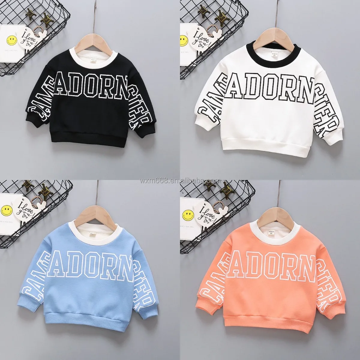 Lovely children's pullover cotton warm plain color pullover sweatshirt wholesale new children's hoodie
Lovely children's pullover cotton warm plain color pullover sweatshirt wholesale new children's hoodie