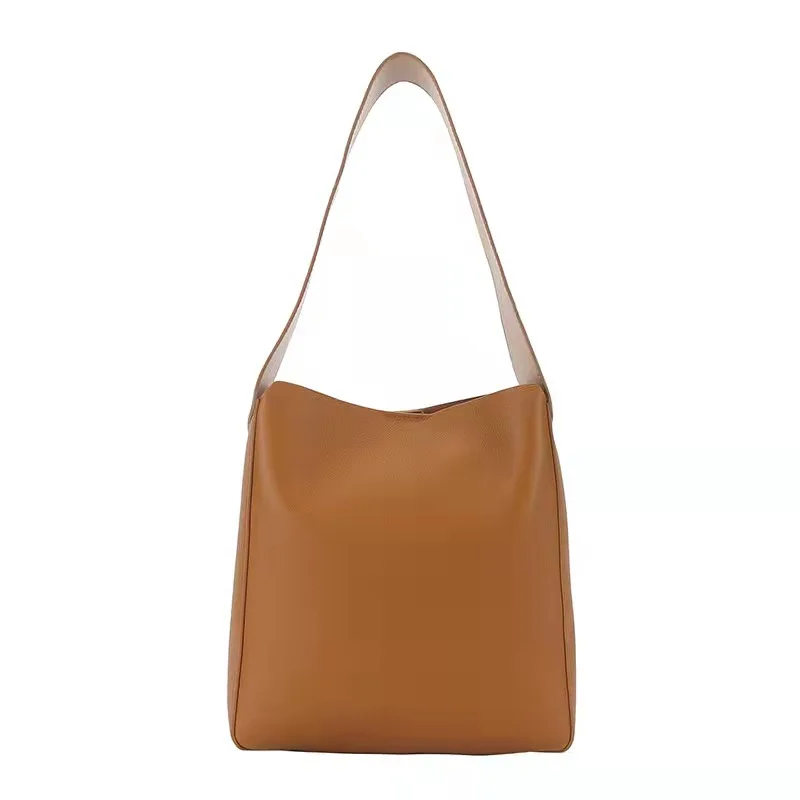 Black Friday custom Light brown single shoulder real cowhide leather bucket bag for girl
Black Friday custom Light brown single shoulder real cowhide leather bucket bag for girl