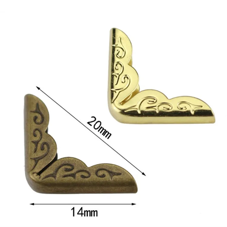 DIY Scrapbook 14mm Metal Book Corner Photo Album Decorative Protector, Gold, silver, bronze
DIY Scrapbook 14mm Metal Book Corner Photo Album Decorative Protector, Gold, silver, bronze