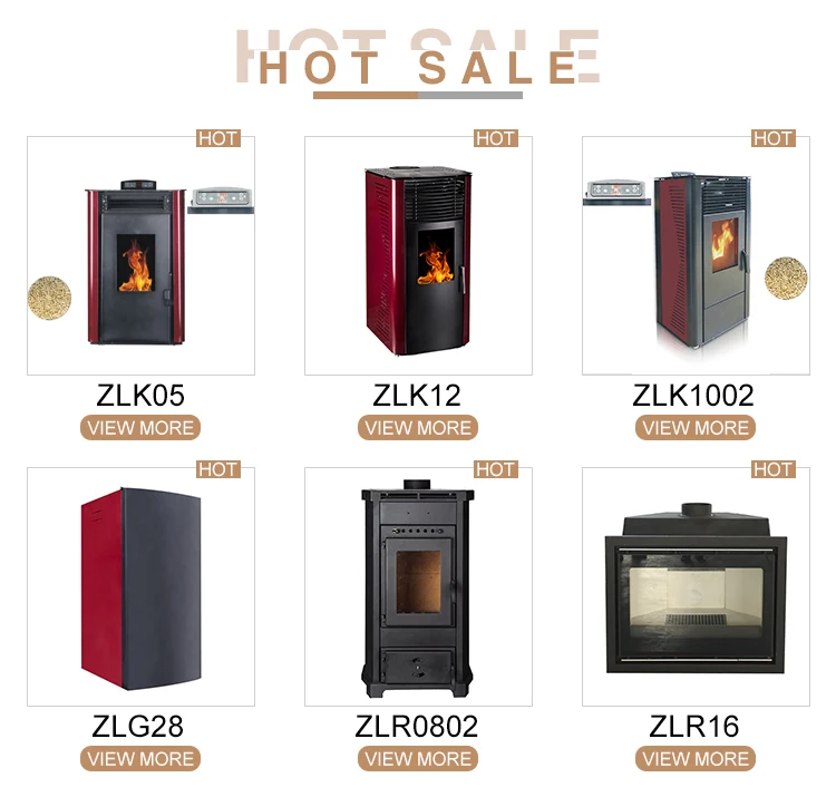 Hot selling modern design stove Water circulation Hydro pellet stove from Poland