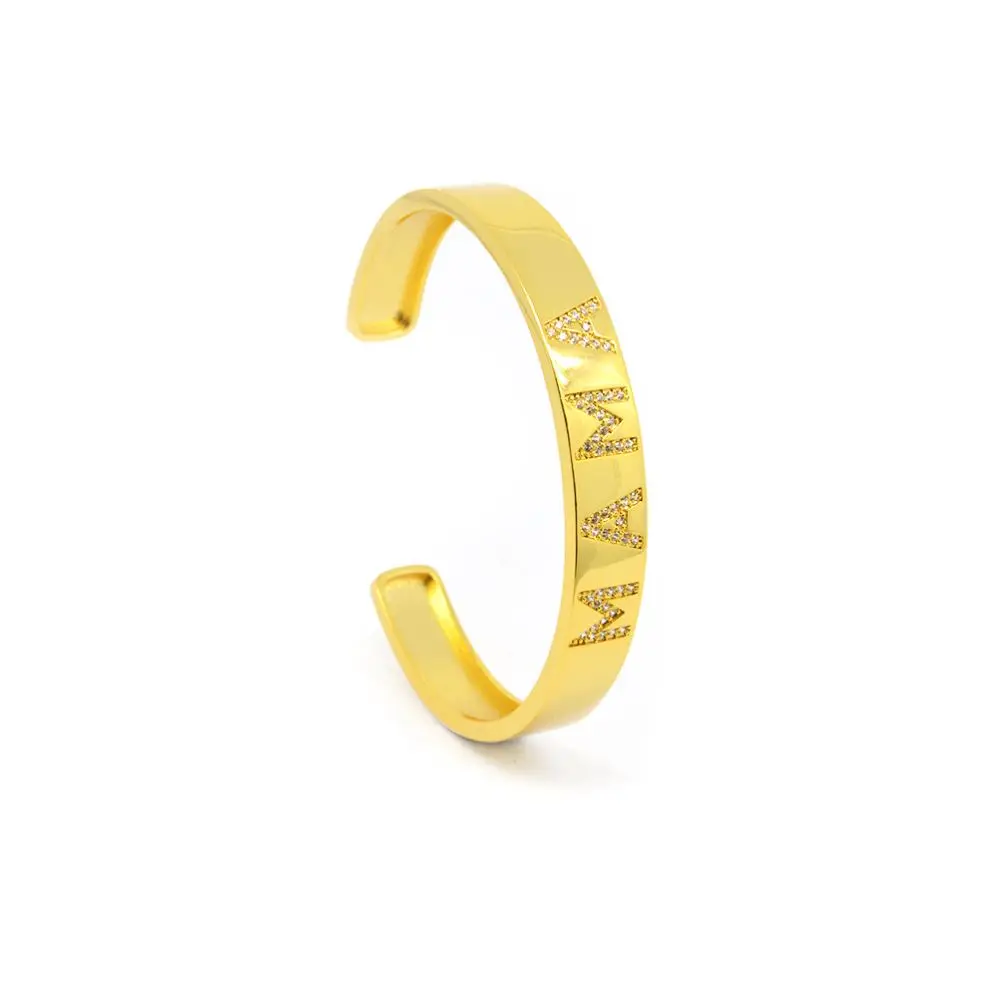 Personalized Baby Jewelry Engraved Bar Girl Bracelet 18K Gold Plated Brass Diamond Crystal Nameplate Bangle, Glod
Personalized Baby Jewelry Engraved Bar Girl Bracelet 18K Gold Plated Brass Diamond Crystal Nameplate Bangle, Glod