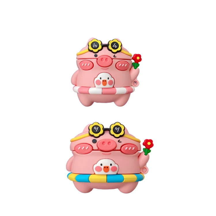 New Lovely Cartoon Wireless Earphone Silicone Protective Case Cute Pig Cover Case For Airpods 1 2 for AirPods Pro
New Lovely Cartoon Wireless Earphone Silicone Protective Case Cute Pig Cover Case For Airpods 1 2 for AirPods Pro
