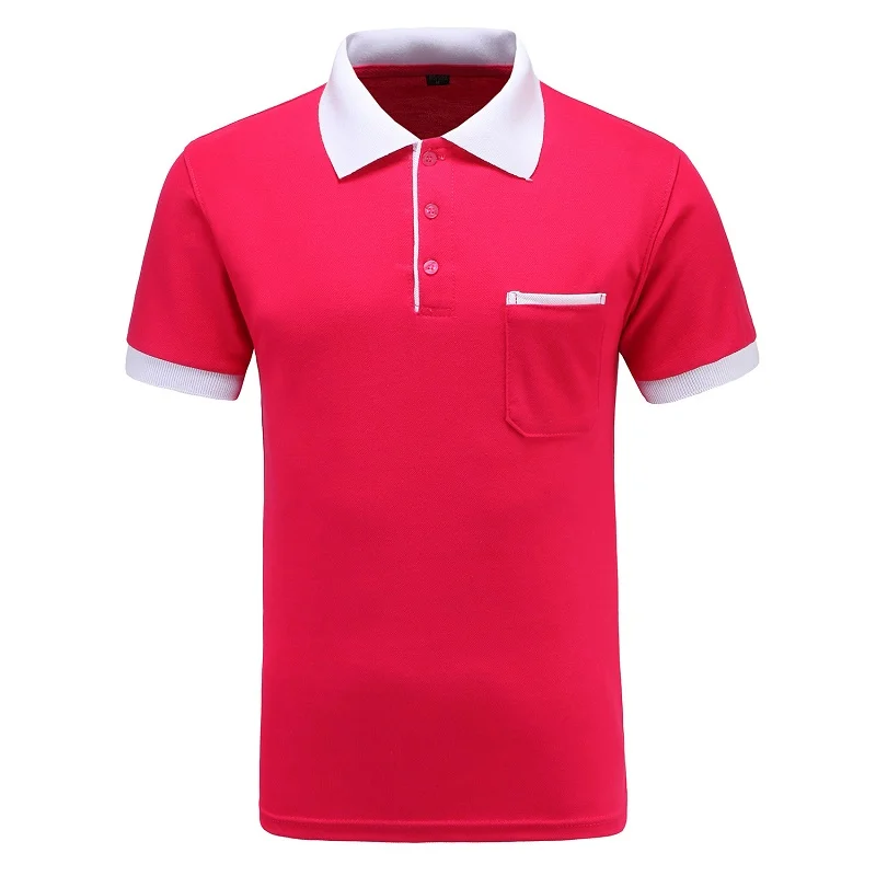 Fashion 100% Polyester Pique Fabric Custom Men's Summer Short Sleeve With Pocket Quick Dry Men's Polo Shirt, Customized color
Fashion 100% Polyester Pique Fabric Custom Men's Summer Short Sleeve With Pocket Quick Dry Men's Polo Shirt, Customized color