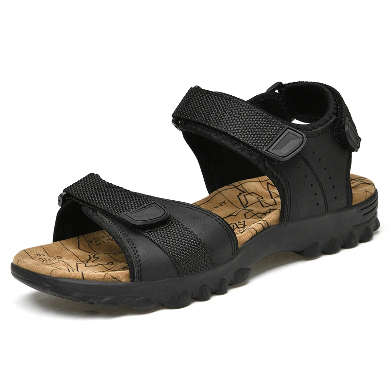 Factory Made Summer Outdoor Anti-slip Wear-resistant Beach Sandals Light Weight Breathable Men Leather Sandals
Factory Made Summer Outdoor Anti-slip Wear-resistant Beach Sandals Light Weight Breathable Men Leather Sandals