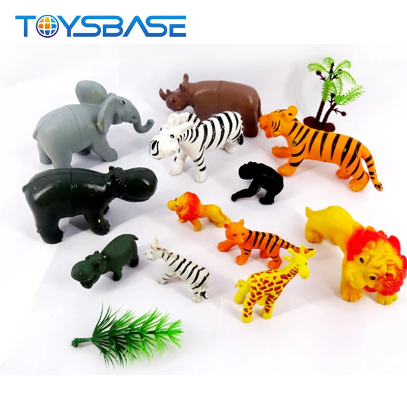2015 Newest Cheap small plastic animal figurines for Children