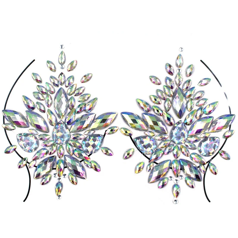 Dance Wear Crystal Face Body Rhinestone Jewel Gem Pasties Nipple Stickers, Red, black, blue, colorful
Dance Wear Crystal Face Body Rhinestone Jewel Gem Pasties Nipple Stickers, Red, black, blue, colorful