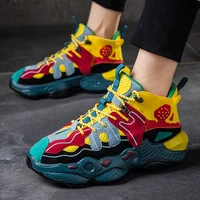 CZY660b New Style Comfortable Sport Shoes for Men's Boots High Top Chunky Sneakers Platform Basketball Shoes sneakers for men
CZY660b New Style Comfortable Sport Shoes for Men's Boots High Top Chunky Sneakers Platform Basketball Shoes sneakers for men