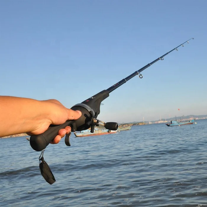 Guangwei Fishing Rod Foldable Carbon Fiber Telescopic folding fishing rod with reel, Black
Guangwei Fishing Rod Foldable Carbon Fiber Telescopic folding fishing rod with reel, Black