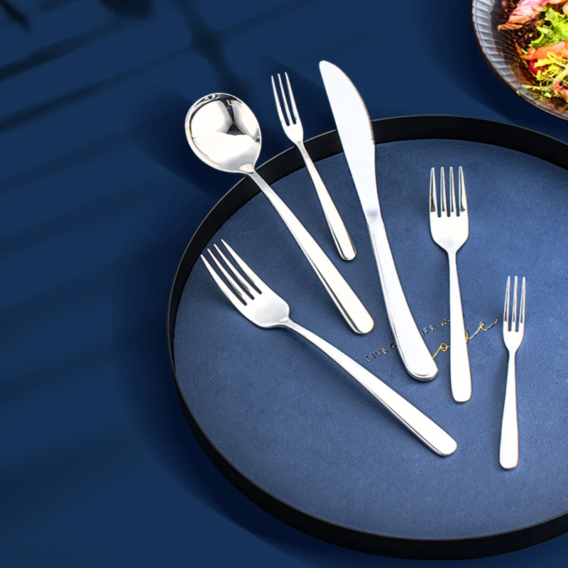 KAYI 8 Piece Stainless Steel Modern Cutlery Set Metal Dining Cutlery Cutlery Set Mirror Polished Dishwasher Safe
KAYI 8 Piece Stainless Steel Modern Cutlery Set Metal Dining Cutlery Cutlery Set Mirror Polished Dishwasher Safe
