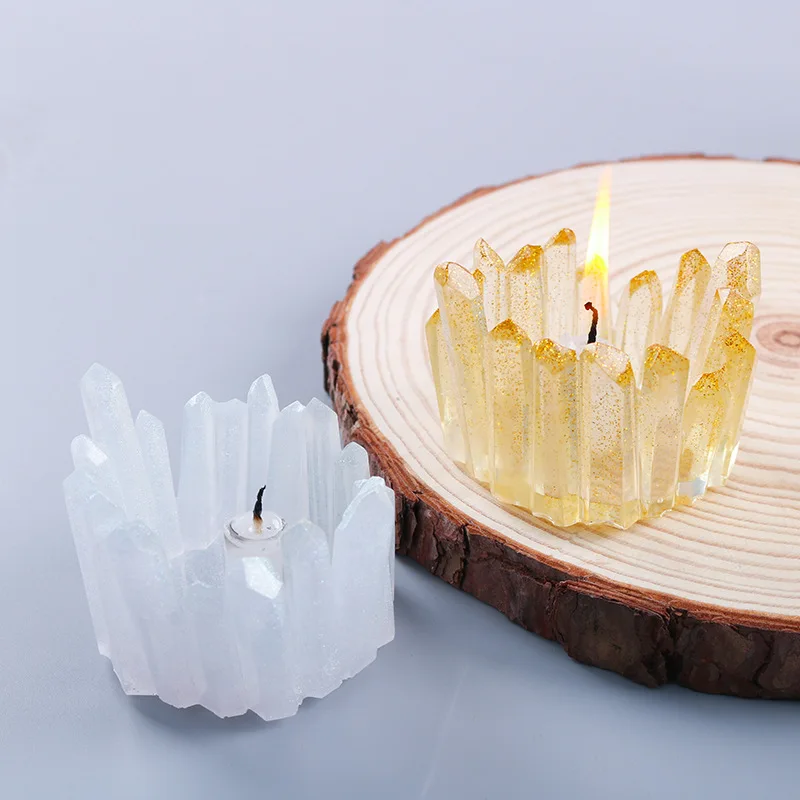 Mold Resin Clay Oval Concrete Crystal Silicone Holders Cluster Candle Holder Molds, White
Mold Resin Clay Oval Concrete Crystal Silicone Holders Cluster Candle Holder Molds, White