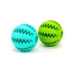Toy Dog Cats Pets Toy Pet Smart Chew Toy Leakage Food-Treated Rubber Cat Dog Ball