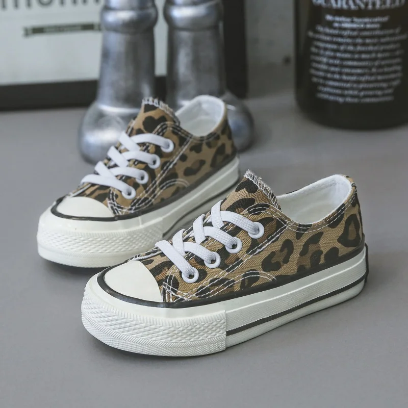 Leopard Print Girl Boys Canvas Shoes Sport Breathable Boys Sneakers Comfortable Kids Shoes Lace Up Casual Children Flat Shoes, As picture
Leopard Print Girl Boys Canvas Shoes Sport Breathable Boys Sneakers Comfortable Kids Shoes Lace Up Casual Children Flat Shoes, As picture