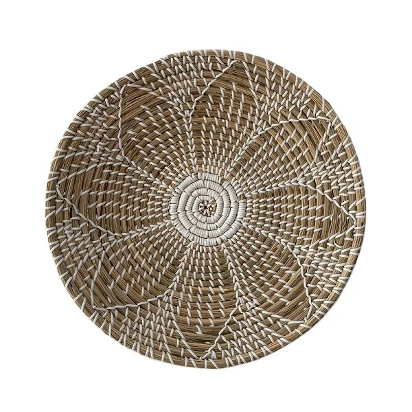Handicraft Seagrass Wall Hanging Fruit Plant Basket Handwoven BOHO Decorative Storage Hanging Wall Basket Decor, As picture
Handicraft Seagrass Wall Hanging Fruit Plant Basket Handwoven BOHO Decorative Storage Hanging Wall Basket Decor, As picture