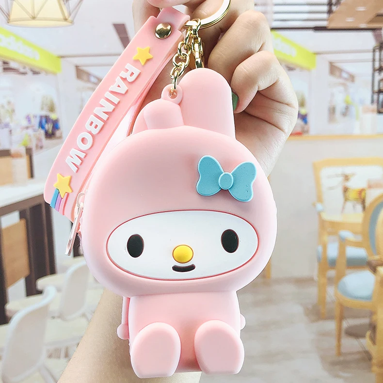 Silicone Cartoon Coin Purse Key Chain Stilson Hello Kitty Key Chain Bag Pendant Gift
Silicone Cartoon Coin Purse Key Chain Stilson Hello Kitty Key Chain Bag Pendant Gift