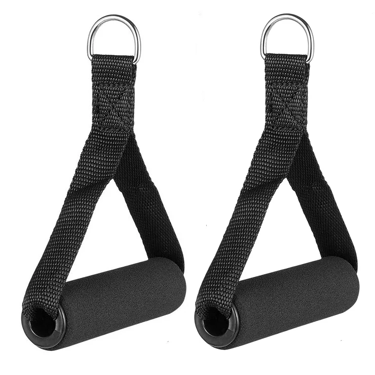 Home Gym Workout Resistance Band Handle EVA Foam Fitness Exercise Grip Handle with D Ring, Black
Home Gym Workout Resistance Band Handle EVA Foam Fitness Exercise Grip Handle with D Ring, Black