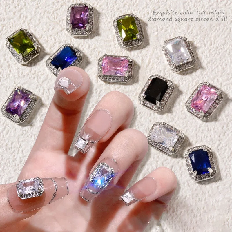 Paso Sico Super Shiny Octagon Square Zircon Diamond Luxury Nail Charms DIY Diamond Manicure Decoration
Paso Sico Super Shiny Octagon Square Zircon Diamond Luxury Nail Charms DIY Diamond Manicure Decoration