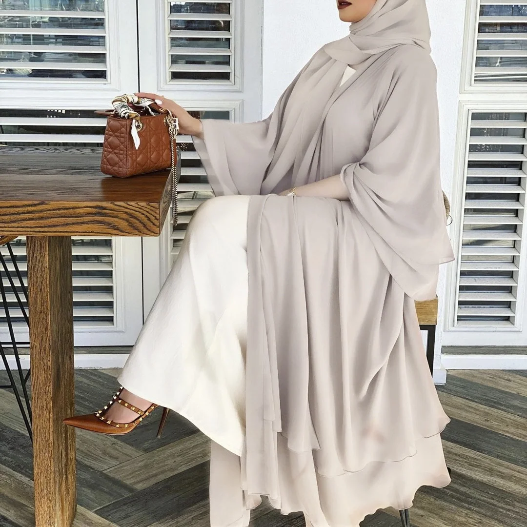 2021 high quality abaya chiffon hijab 2 pieces middle east islamic clothing ladies elegance maxi dresses, 6 colors as picture
2021 high quality abaya chiffon hijab 2 pieces middle east islamic clothing ladies elegance maxi dresses, 6 colors as picture