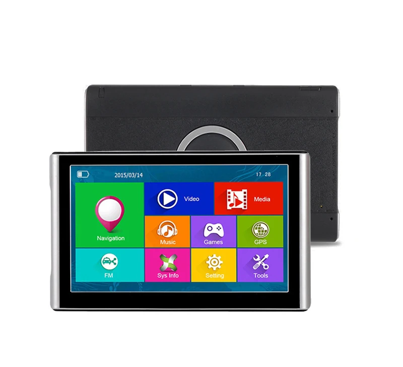 Made in China Portable Navigator GPS Built in 256MB 8GB Free Romania Map 7.0 inch BT +AV IN Car GPS Navigation System