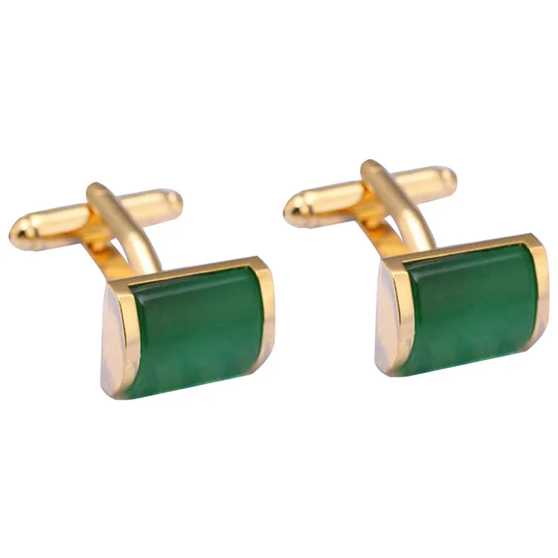High Quality cymophane Square Crystal Shirt luxury Green Opal Cuff Links Cufflinks for Mens
High Quality cymophane Square Crystal Shirt luxury Green Opal Cuff Links Cufflinks for Mens