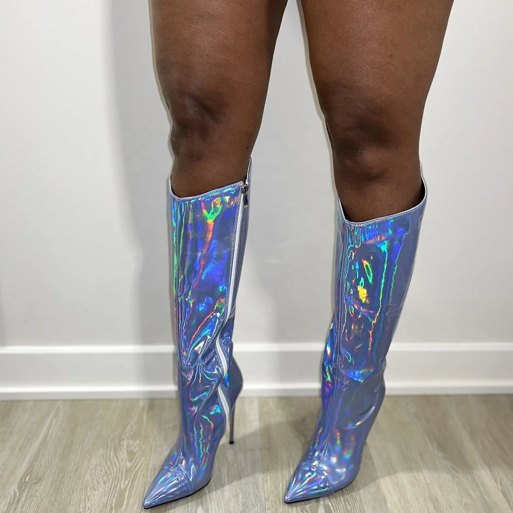 Women's Large Size 13 Metallic Knife Boots Colors Sizes Custom Knee High Fashion Woman Boots Hot Sale Shoes, Red,gold,green,black,pink,white,purple
Women's Large Size 13 Metallic Knife Boots Colors Sizes Custom Knee High Fashion Woman Boots Hot Sale Shoes, Red,gold,green,black,pink,white,purple