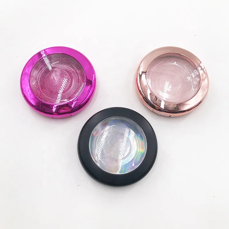 Gold/Black/Rose gold round plastic empty lashes cases customized logo packaging for 15mm-25mm mink eyelashes strip lashes vendor, As pics show
Gold/Black/Rose gold round plastic empty lashes cases customized logo packaging for 15mm-25mm mink eyelashes strip lashes vendor, As pics show