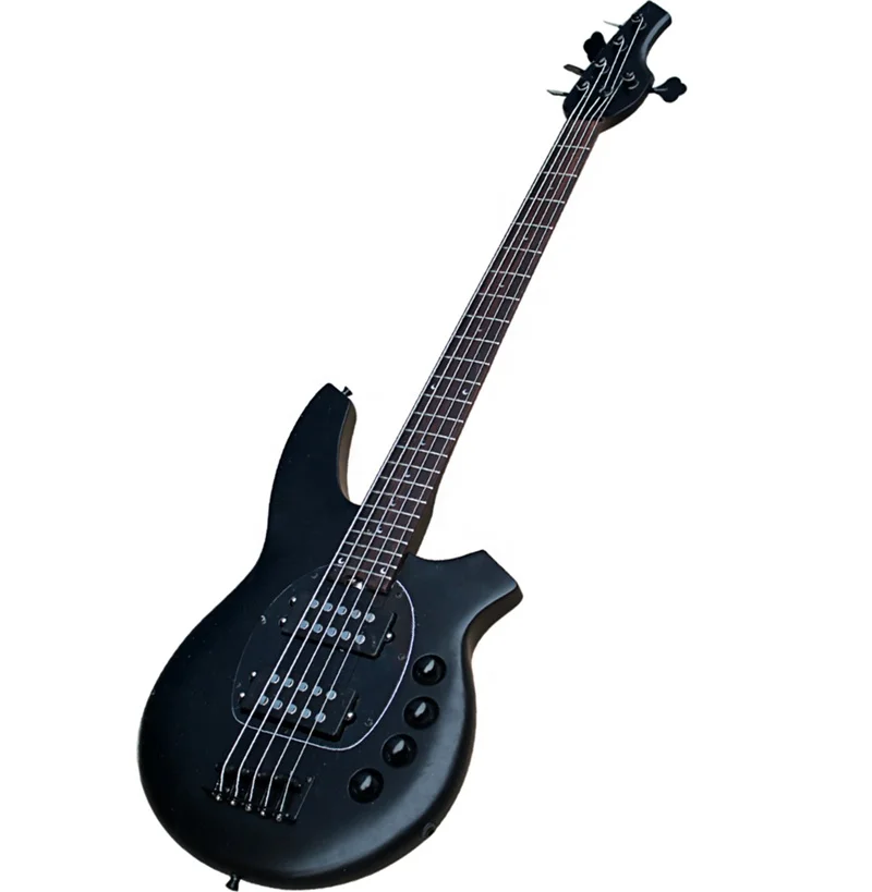 Huiyuan 5/6 strings Matte Black Music Electric Bass Guitar with Humbucking Pickups,Active Circuit,electric bass guitar musicman
Huiyuan 5/6 strings Matte Black Music Electric Bass Guitar with Humbucking Pickups,Active Circuit,electric bass guitar musicman