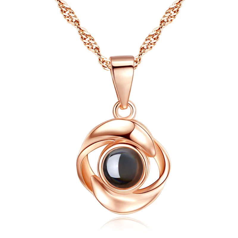 Fashion High Quality Flower Shape Nano Stone S925 Silver Sterling I LOVE YOU 100 Different Language Pendant Necklace For Women, Rose gold plated and platinum
Fashion High Quality Flower Shape Nano Stone S925 Silver Sterling I LOVE YOU 100 Different Language Pendant Necklace For Women, Rose gold plated and platinum