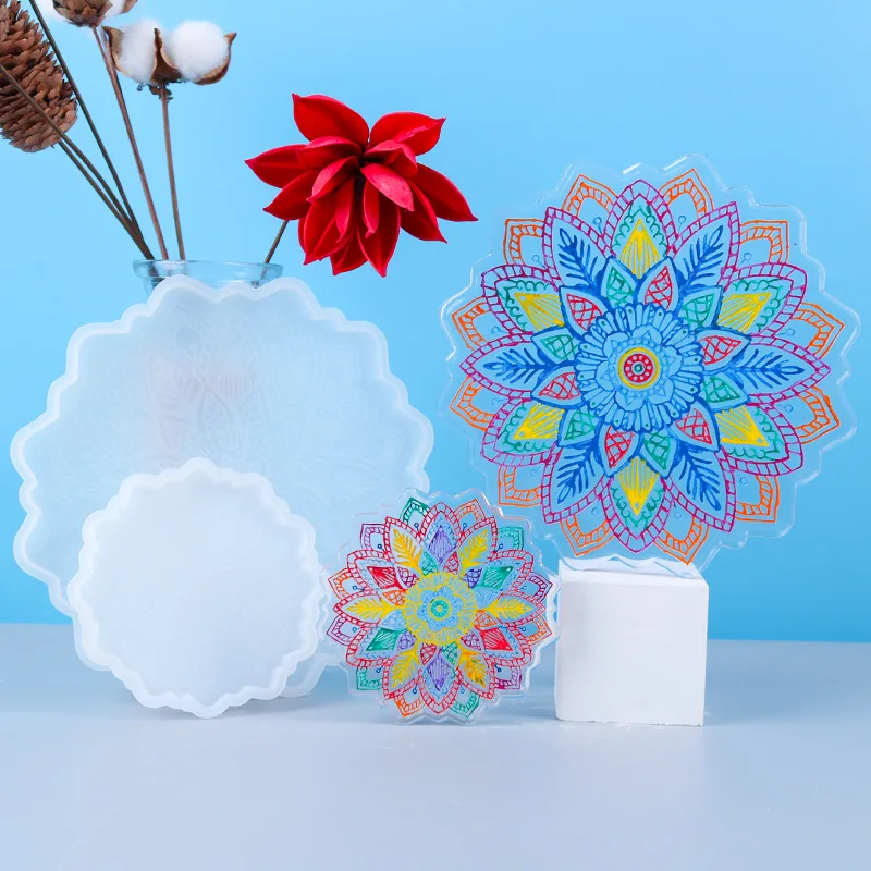 DIY Resin Sunflower Coaster Silicone Molds Excellent Clarity Epoxy Resin Molds for Jewelry Making
DIY Resin Sunflower Coaster Silicone Molds Excellent Clarity Epoxy Resin Molds for Jewelry Making