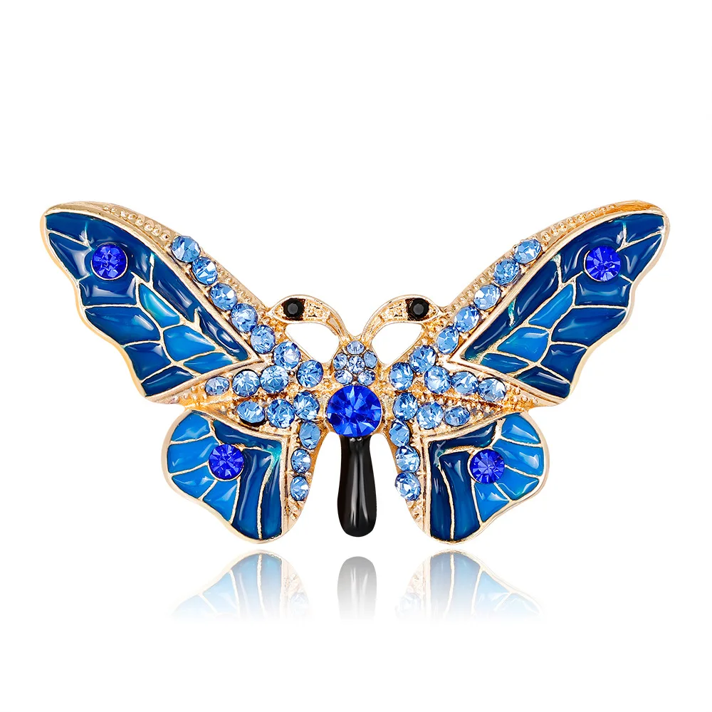 Butterfly Enamel Pin with Rhinestones Blue Insect Lovely Brooches for Women Brooch Pins Jewelry Accessories
Butterfly Enamel Pin with Rhinestones Blue Insect Lovely Brooches for Women Brooch Pins Jewelry Accessories