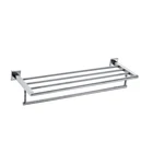 SUS304 stainless steel bath towel holder double layer towel rack
