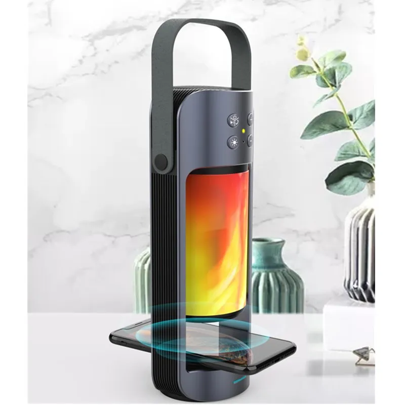 Portable Bluetooth Speaker Stereo Wireless Charger with Flame LED Night Light Support TWS SD/USB for iOS Android Phone
Portable Bluetooth Speaker Stereo Wireless Charger with Flame LED Night Light Support TWS SD/USB for iOS Android Phone