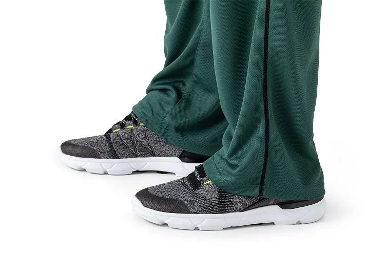 Man Running Sports Trousers Mesh Breathable Gym Outdoor Trekking Long Open Pants Men's Sports Pants