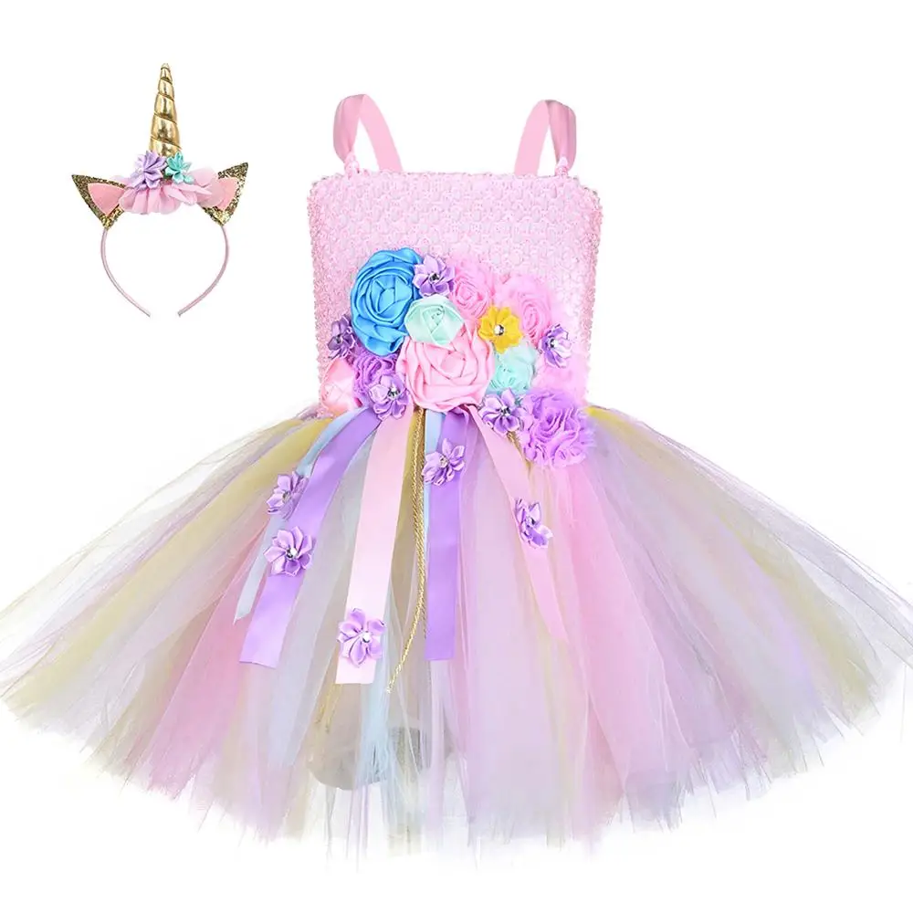 Modern Fashion Kids New Costume Colorful Flower Lace Party Wear Unicorn Hair Band Girl Dress
Modern Fashion Kids New Costume Colorful Flower Lace Party Wear Unicorn Hair Band Girl Dress