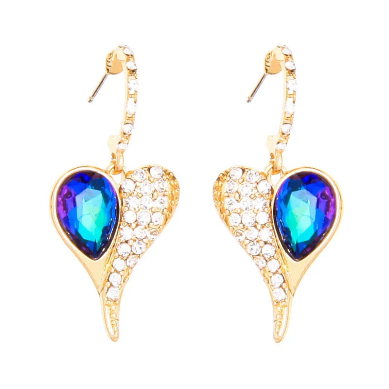 e0641 Latest Design Gold Plated Heartbeat Sapphire Bling Crystal Gold Heart Shaped Fashion Jewelry 2020 Earrings Rhinestone
e0641 Latest Design Gold Plated Heartbeat Sapphire Bling Crystal Gold Heart Shaped Fashion Jewelry 2020 Earrings Rhinestone