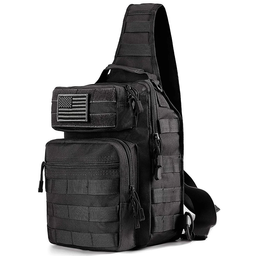 Customized Women Men Tactical Molle Sling Backpack,Outdoor Military Small Rover Chest Shoulder Pack hunting One Strap Daypack
Customized Women Men Tactical Molle Sling Backpack,Outdoor Military Small Rover Chest Shoulder Pack hunting One Strap Daypack