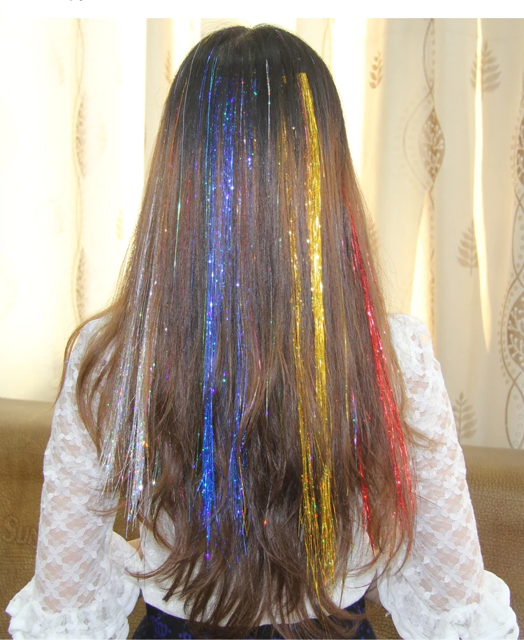 Laser Synthetic Hair Extension, Sparkle Glitter Colorful Bright Clip Hair, One Piece Clip in Hair Extensions, Many colors 
Laser Synthetic Hair Extension, Sparkle Glitter Colorful Bright Clip Hair, One Piece Clip in Hair Extensions, Many colors