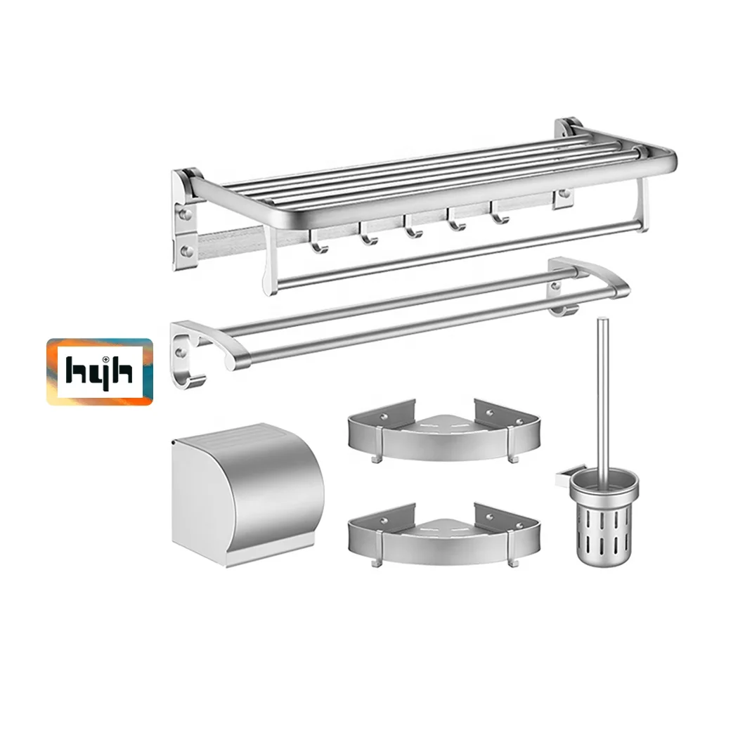 High Ending Hotel Bathroom Accessories Sets Hardware Pendant 5 Piece Combination Set
High Ending Hotel Bathroom Accessories Sets Hardware Pendant 5 Piece Combination Set
