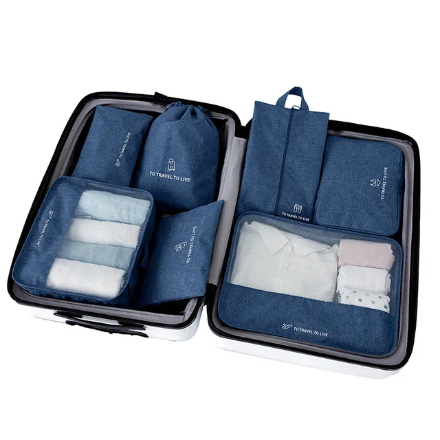 New Design Waterproof Travel pouch Storage Bag organizer set 7 Pcs Travel Packing Organizers Travel Bag Set
New Design Waterproof Travel pouch Storage Bag organizer set 7 Pcs Travel Packing Organizers Travel Bag Set