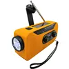 Rechargeable Handheld Portable Pocket Vintage Radio with Solar Panel AM/FM 2 Band