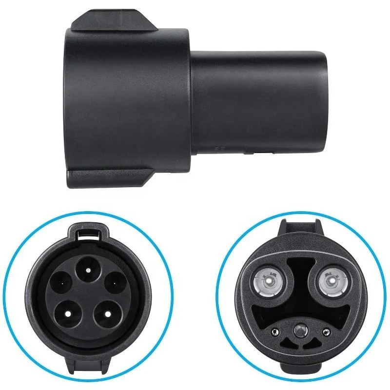 

High Quality 60A SAE J1772 to tesla EV Adapter Compatible with MODEL S 3 X Y EV Charging Adapter