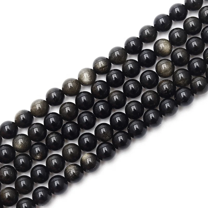 Wholesale Golden Banded Black Obsidian,Cheap Golden Obsidian Round Beads, 100% natural color
Wholesale Golden Banded Black Obsidian,Cheap Golden Obsidian Round Beads, 100% natural color