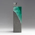 Marble Boutique High-end Seaside Lighthouse Ship Creative Art Carving Marble Crystal Trophy Customized